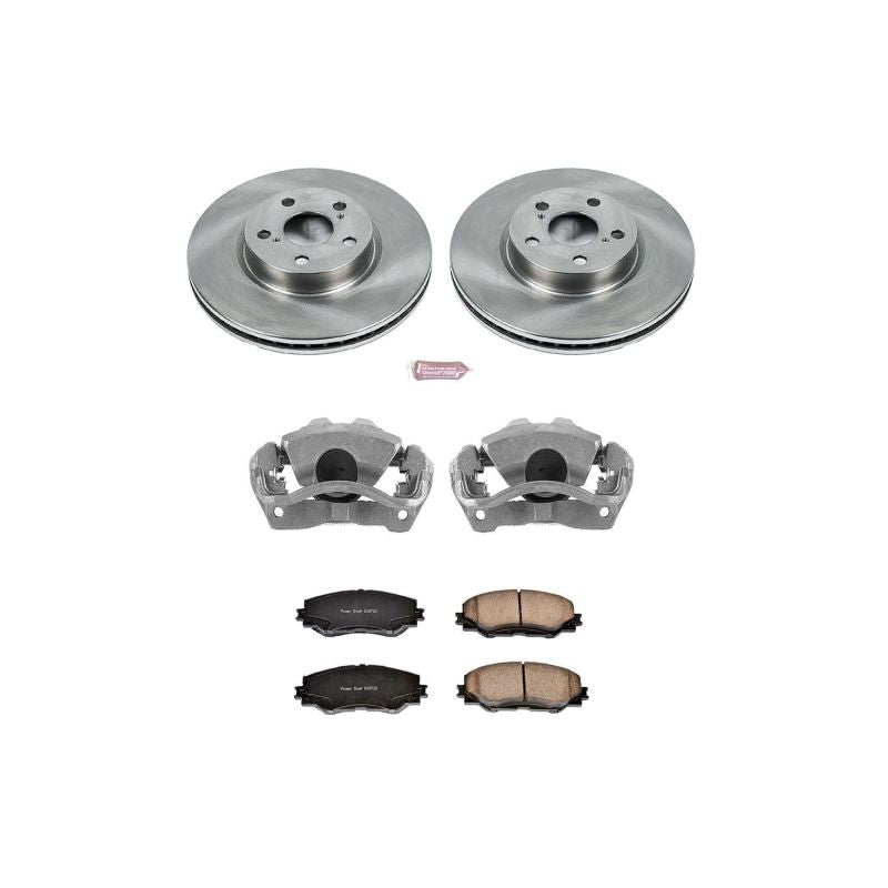 PowerStop Power Stop 09-10 Pontiac Vibe Front Autospecialty Brake Kit w/Calipers