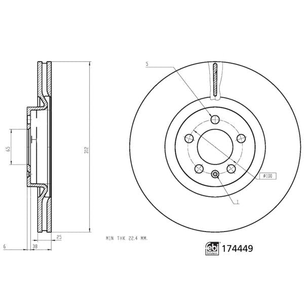 WABCO 12999625VT Parking Brake Brake Valve Repair Kit