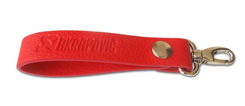 Akrapovic Akrapovic Leather Loop Keychain - red