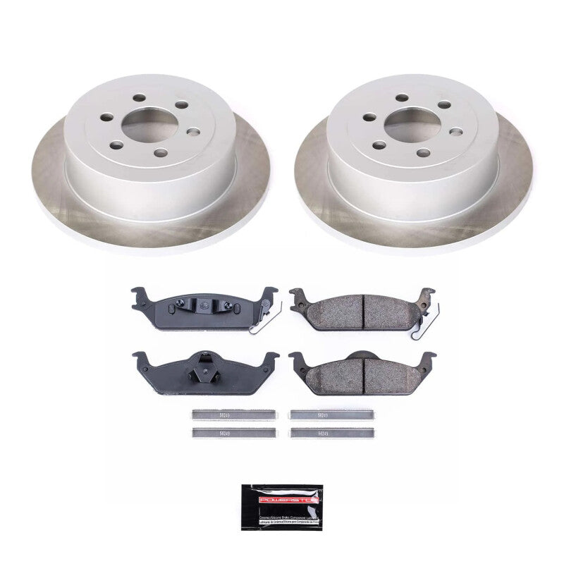 PowerStop Power Stop 03-04 Dodge Dakota Rear Semi-Coated Rotor Kit