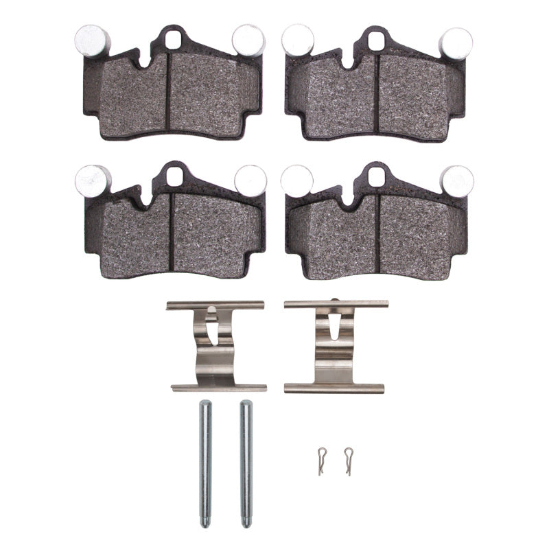 R1 Concepts R1 03-15 Audi Q7 Rear Semi Met Pads & Hardware Kit