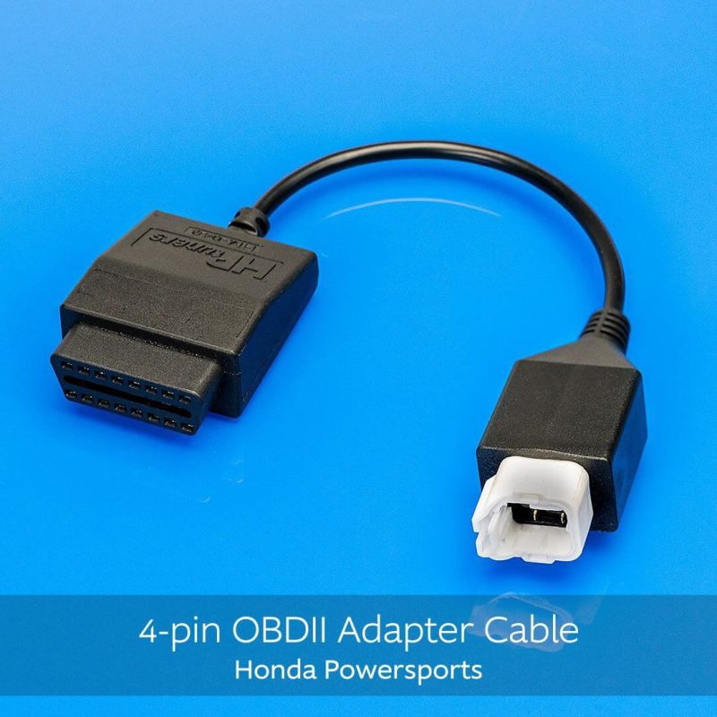HP Tuners HPT OBDII Adapter Cable - Honda Powersports - 4 Pin