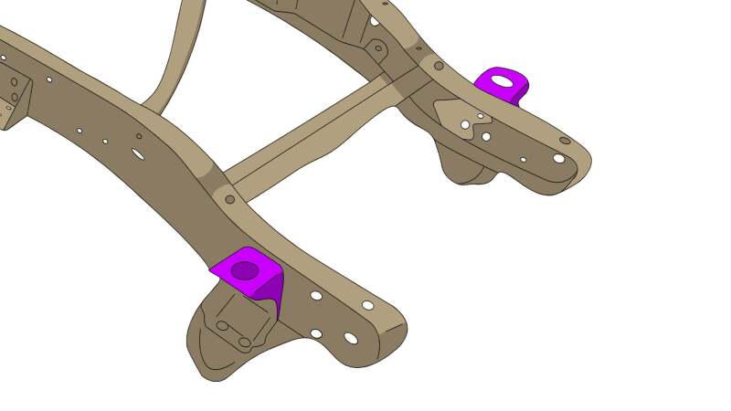 RustBuster Rust Buster 81-87 Chevy C/K10 Core Support Mount