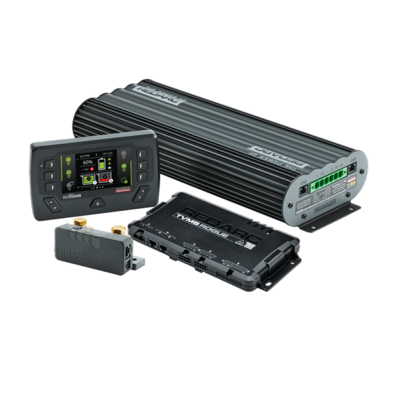 REDARC Total Vehicle Management System - Rogue w/Manager30 System & RedVision Display