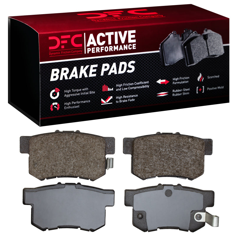 DFC 91-12 Acura RDX Rear Active Performance Pads - Low Metallic