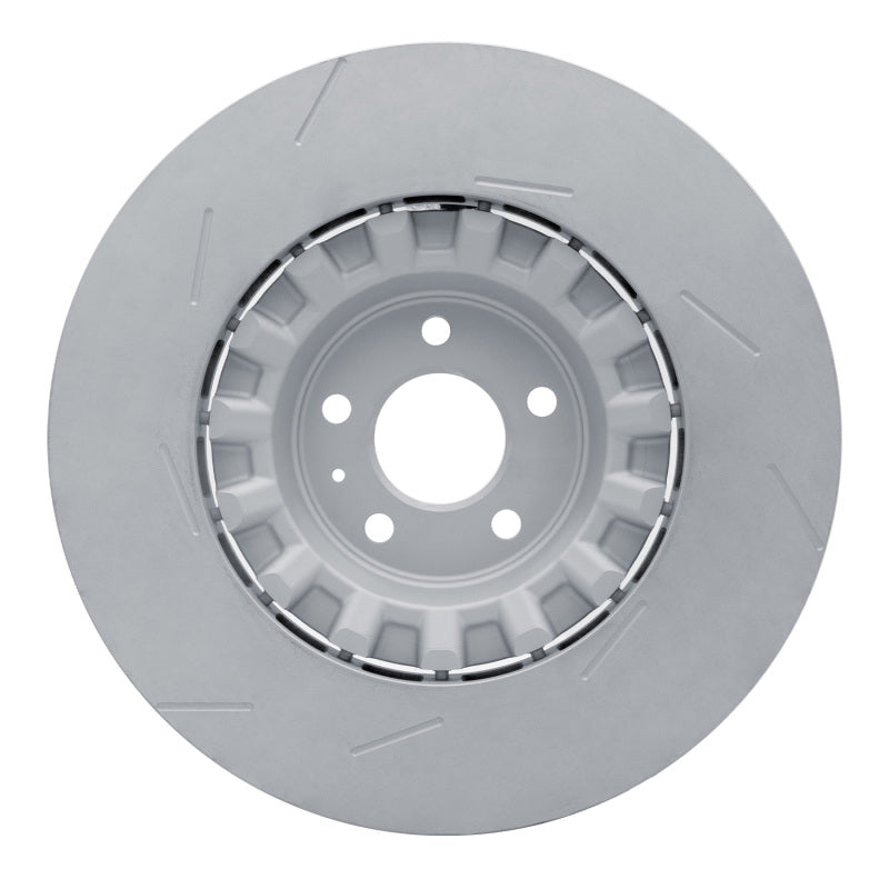 DFC 17-18 Porsche Macan Right Front Slotted Hi-Carbon Alloy Geomet Coated Rotor