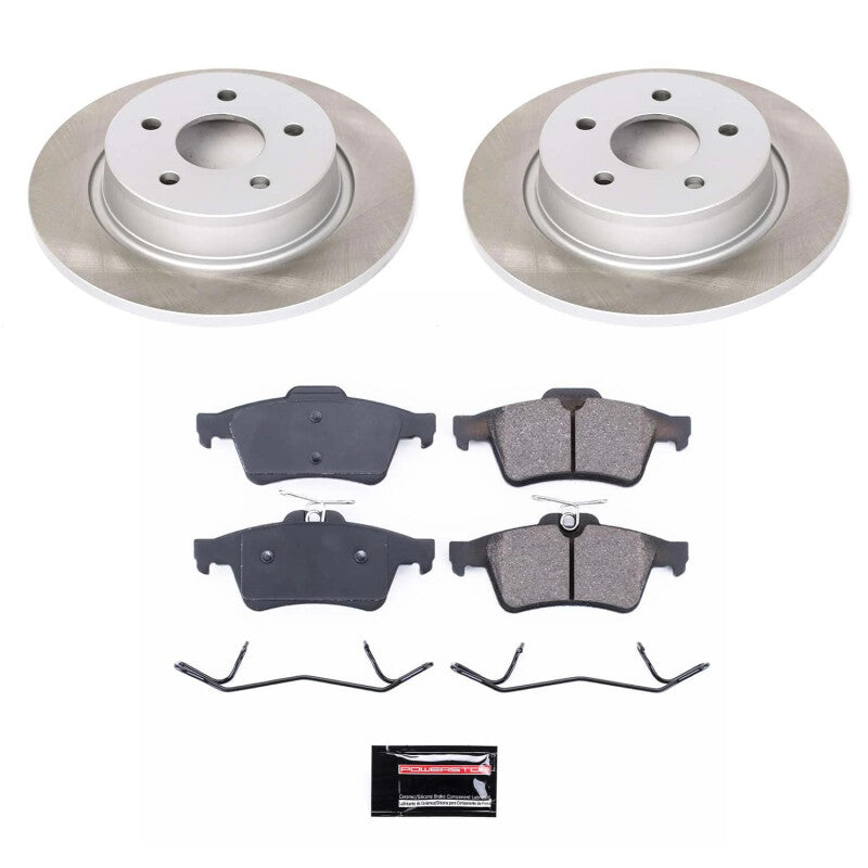 PowerStop Power Stop 14-18 Ford Transit Connect Rear Semi-Coated Rotor Kit