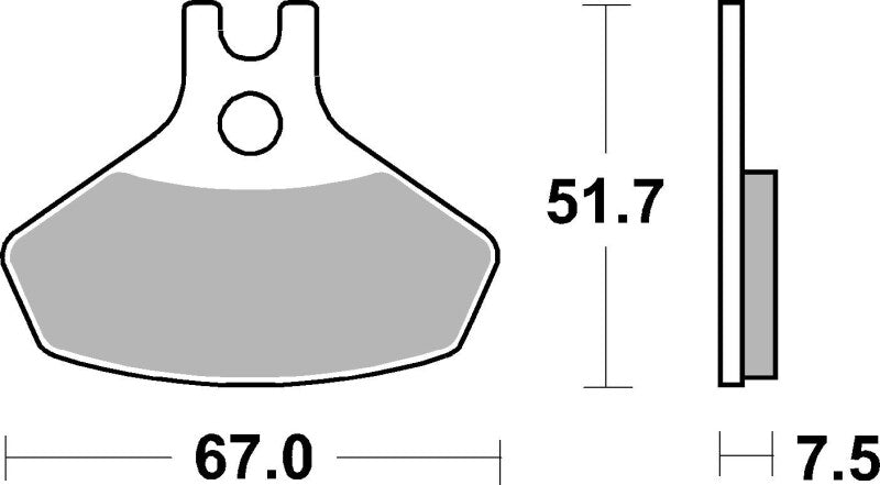 Brembo Powersports Brembo Sinter Prime Brake Pad
