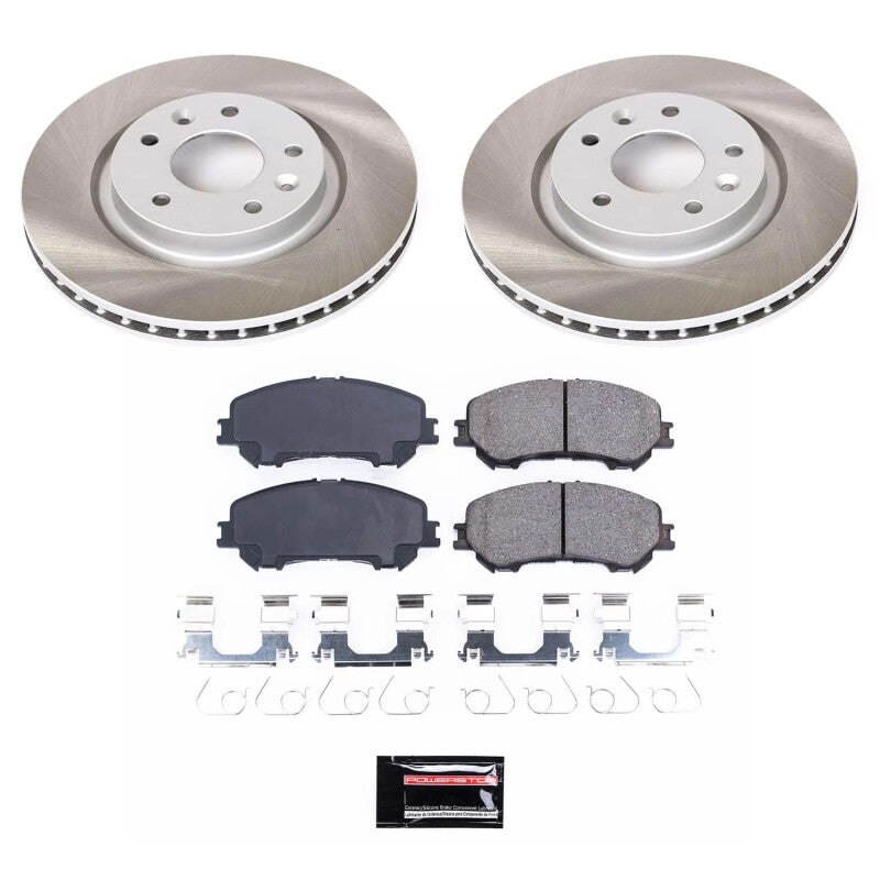 PowerStop Power Stop 17-22 Nissan Rogue Sport Front Semi-Coated Rotor Kit