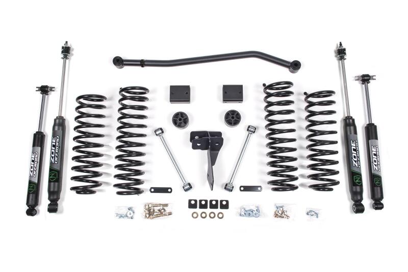 Zone Offroad 12-18 Jeep JK 2dr 4in Suspension Kit