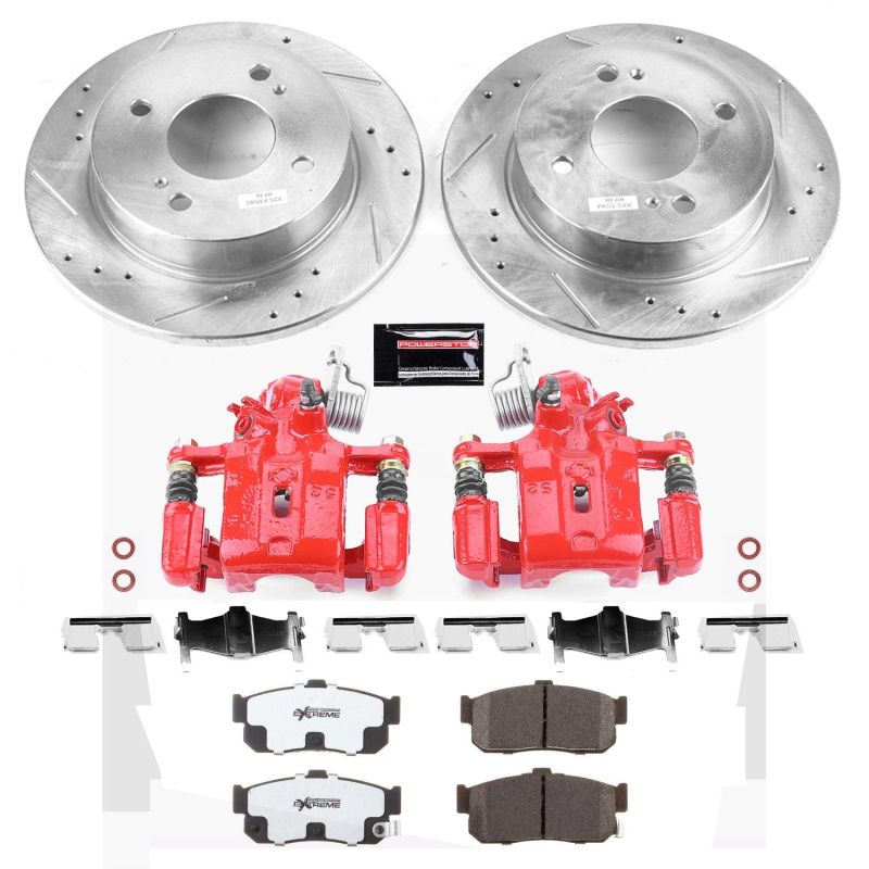 PowerStop Power Stop 99-01 Infiniti G20 Rear Z26 Street Warrior Brake Kit w/Calipers