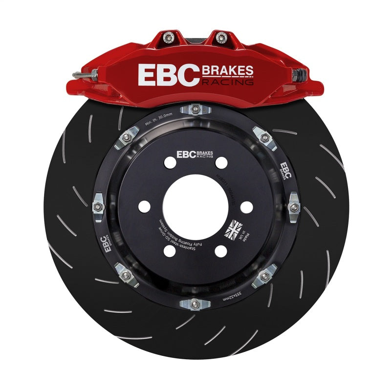EBC Racing 08-21 Nissan 370Z Red Apollo-6 Calipers 355mm Rotors Front Big Brake Kit