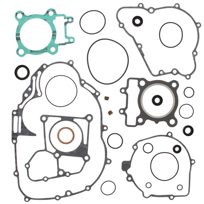 Vertex Pistons Vertex Gaskets 03-11 Kawasaki KLF250 Bayou Complete Gasket Kit w/ Oil Seals