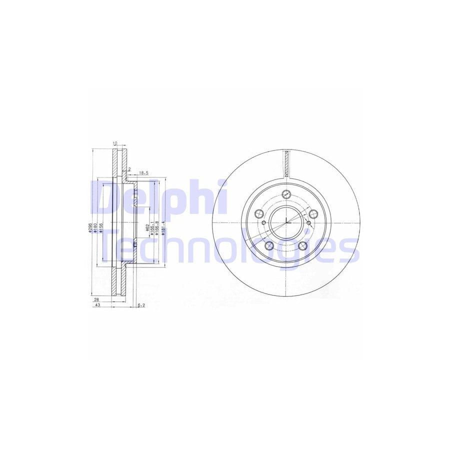 Delphi Bg3735 Brake Disc