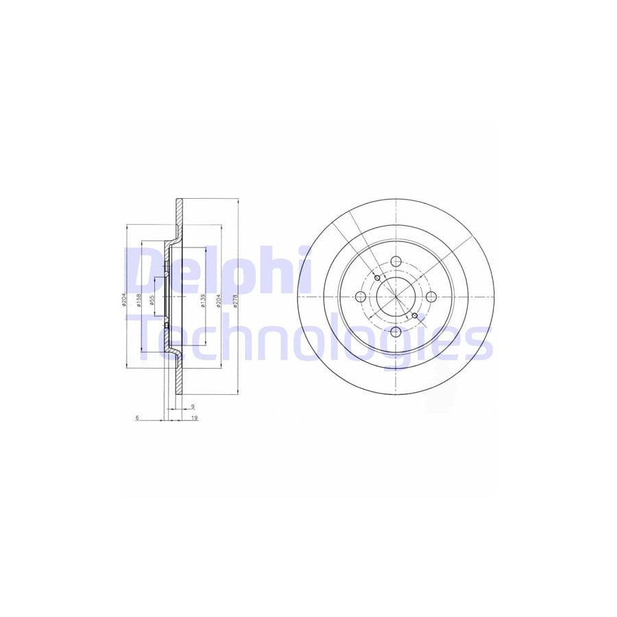 Delphi Bg4076 Brake Disc