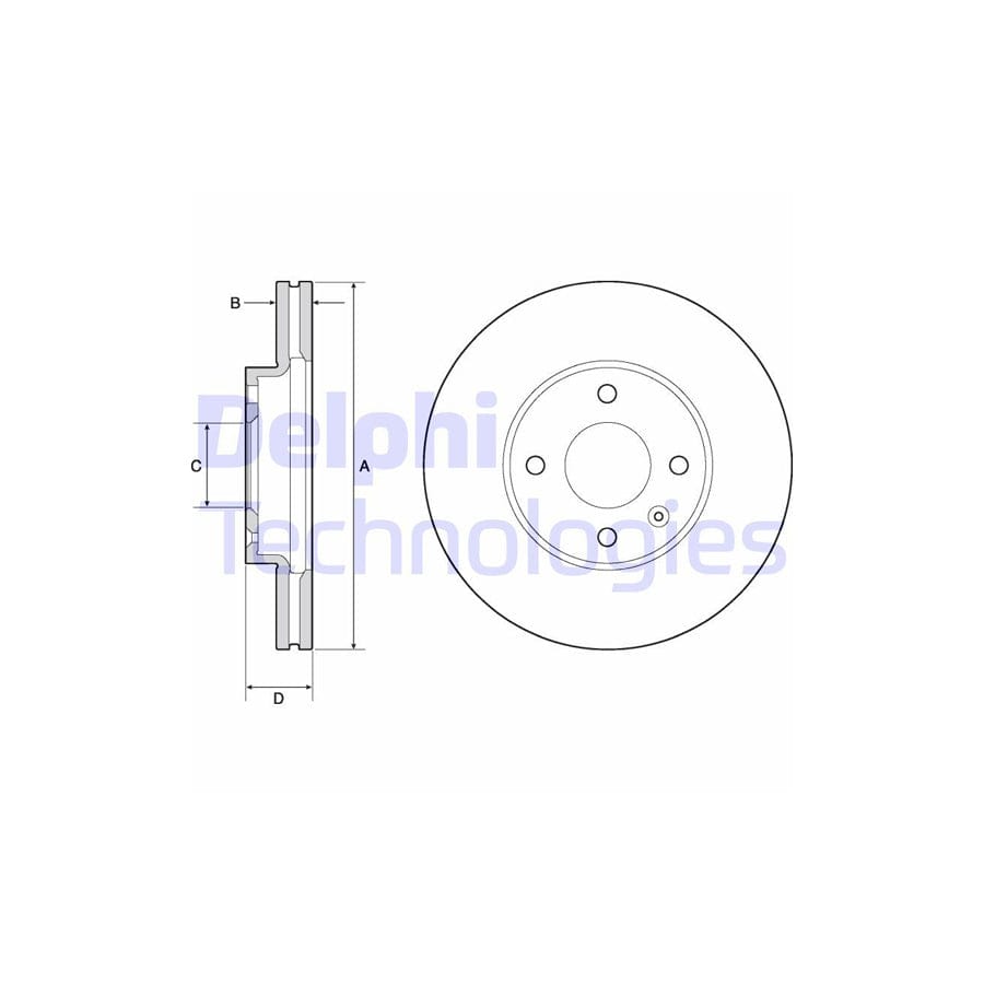 Delphi Bg4671C Brake Disc