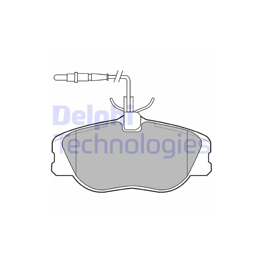 Delphi Lp909 Brake Pad Set