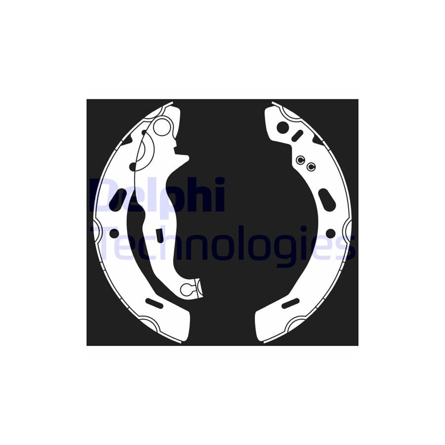 Delphi Ls2016 Brake Shoe Set