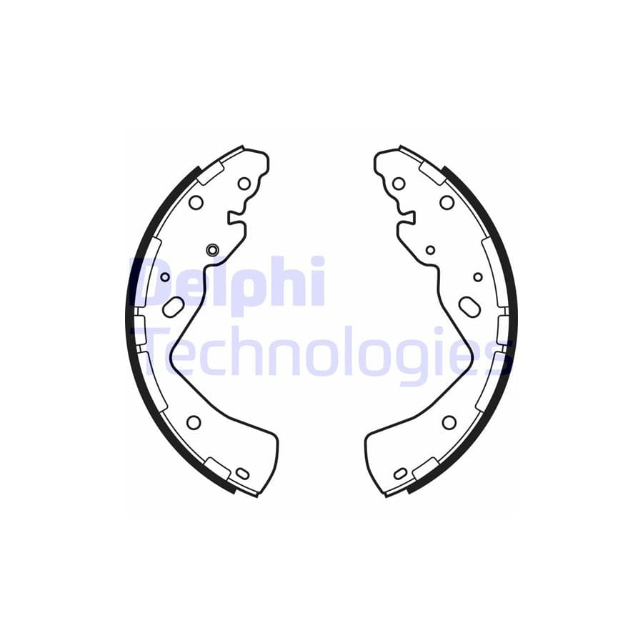 Delphi Ls2143 Brake Shoe Set