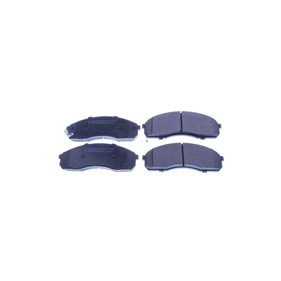Denckermann B111483 Brake Pad Set for KIA K2500 Platform / Chassis (Sd)