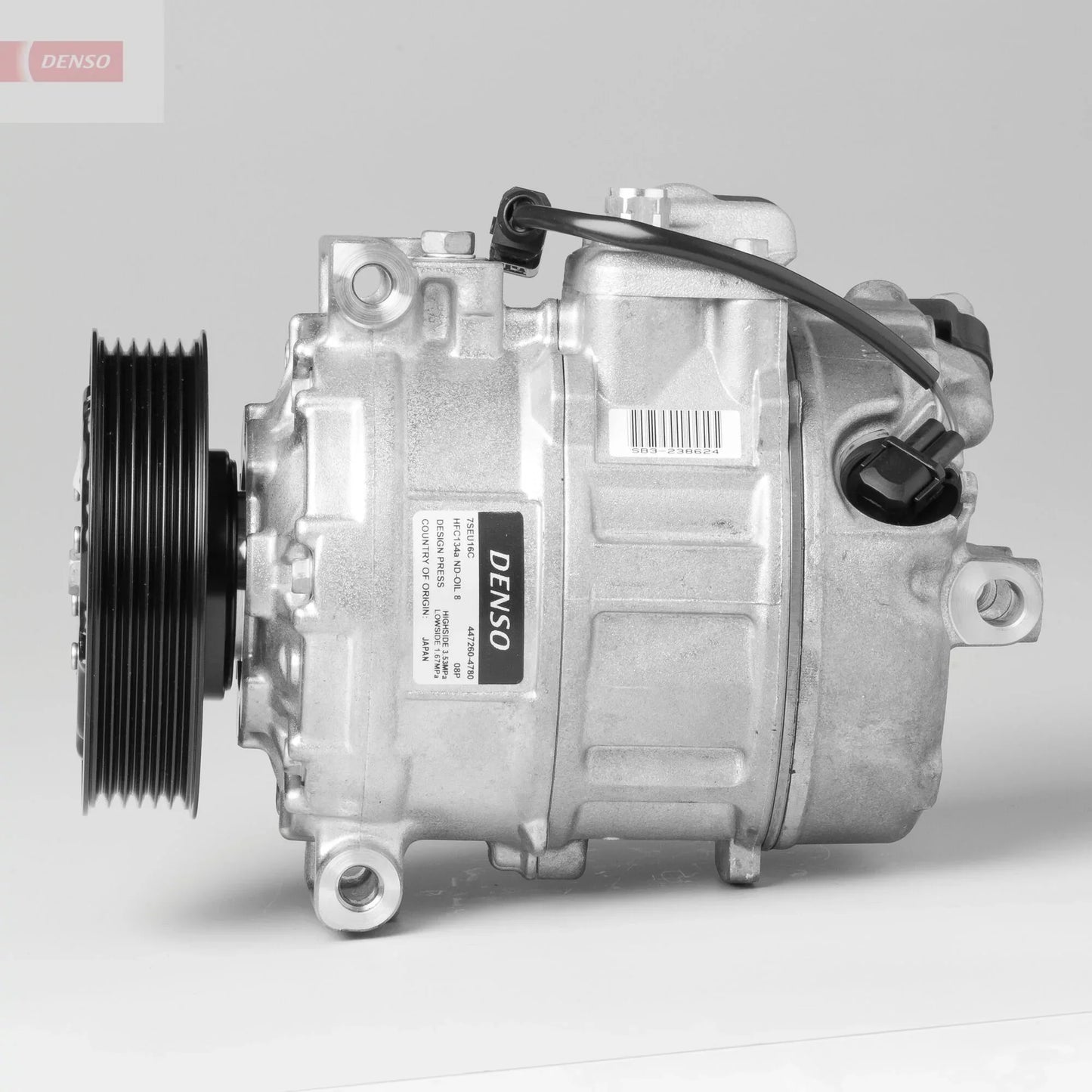 DENSO DCP02091 Compressor, Air Conditioning for Audi A8 D3 (4E2, 4E8)