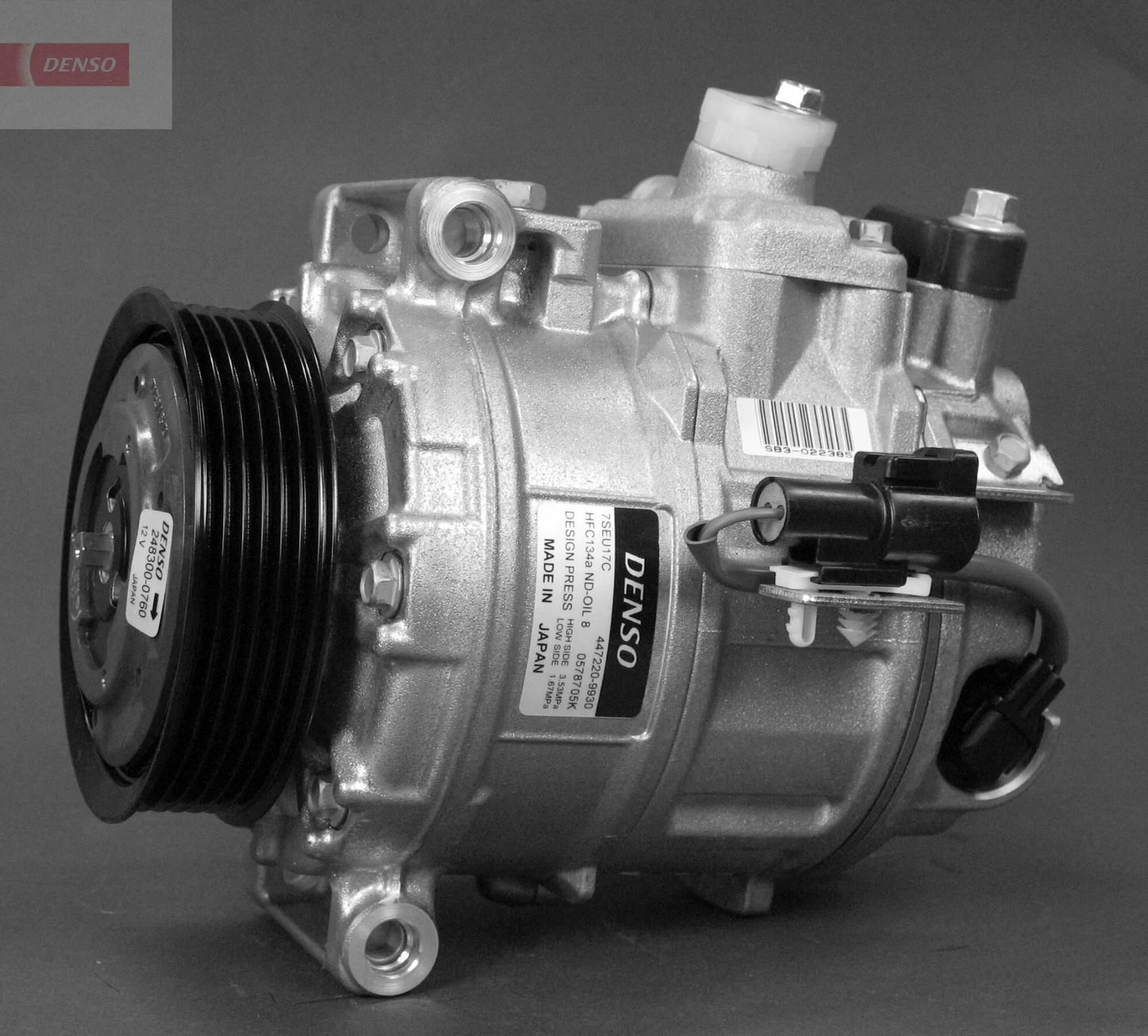 DENSO DCP14012 Compressor, Air Conditioning for Land Rover Discovery