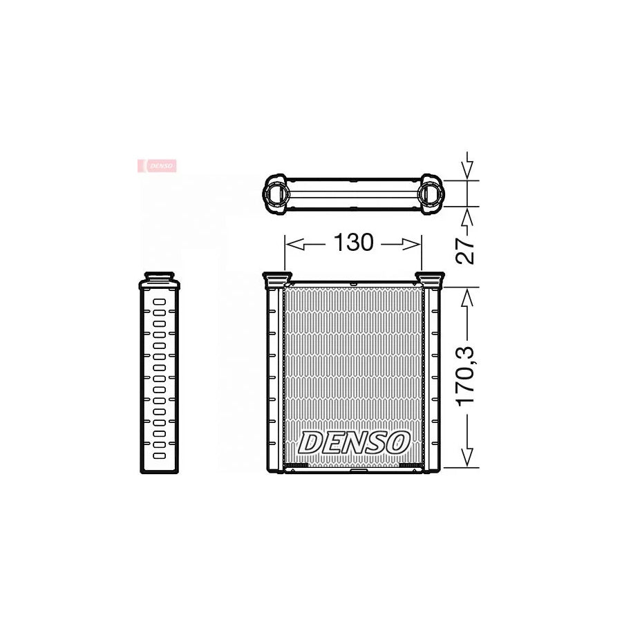 DENSO DRR46001 Heater Matrix for Nissan Micra V Hatchback (K14)