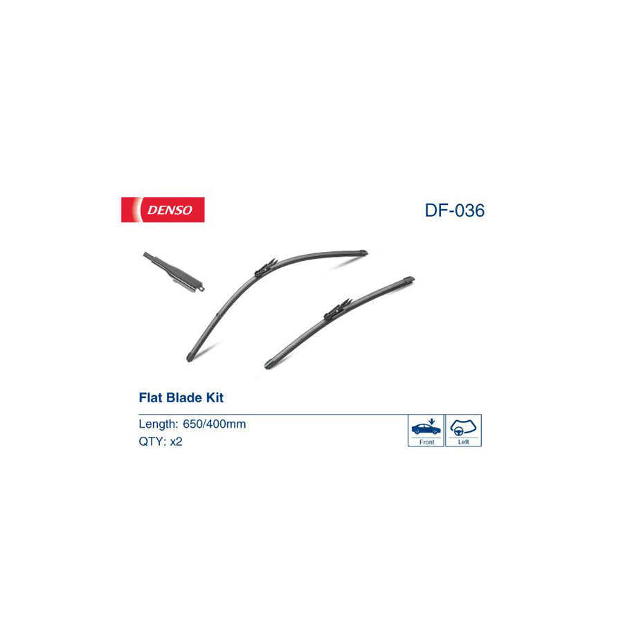 DENSO Flat DF-036 Wiper Blade for Opel Corsa