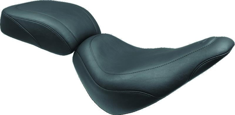 Mustang Motorcycle Mustang 18-21 Harley Softail Slim Wide Tripper Passenger Seat - Black