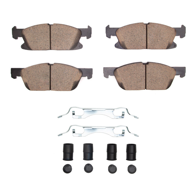 DFC 19-21 Ford Edge Front 5000 Advanced Ceramic Brake Pads and Hardware Kit