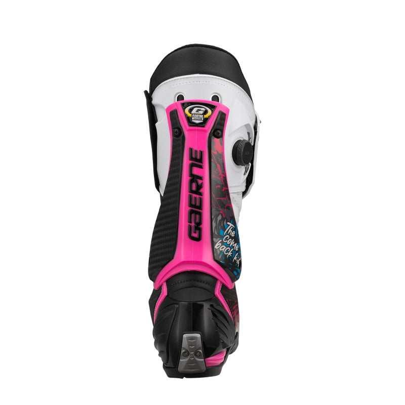 Gaerne GP1 Limited Series Scott Redding Replica Boot Bold White/Pink Size 8