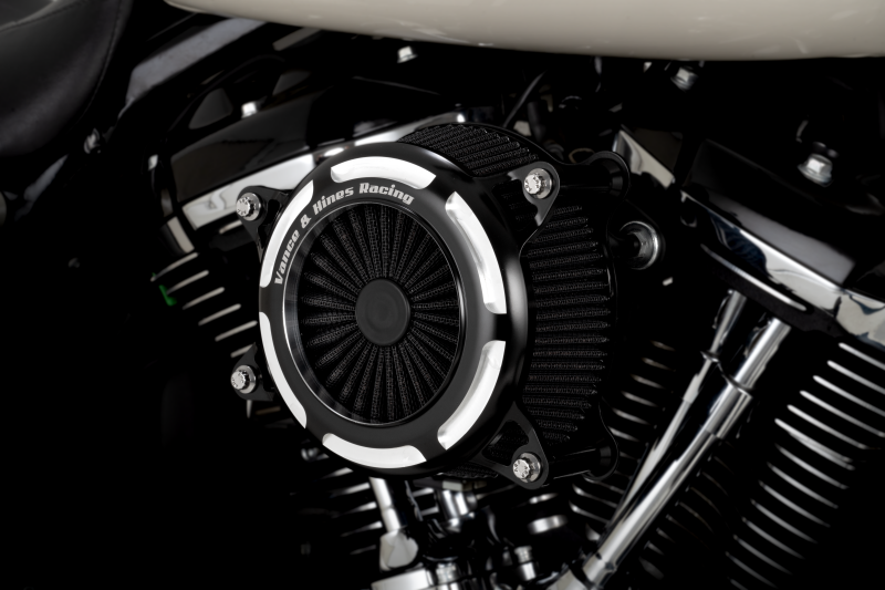 Vance and Hines Vance & Hines Harley-Davidson Touring/Tri-Glide/Softail VO2 Onyx Air Intake Kit - Contrast