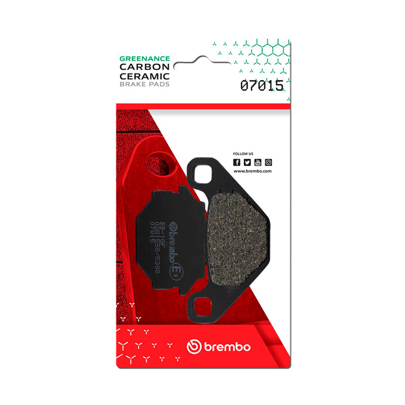 Brembo Powersports Brembo KYMCO Agility/Malaguti F Carbon Ceramic Brake Pad - Rear