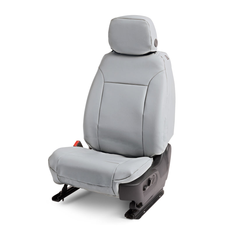Covercraft 07-13 Chevrolet Avalanche/ Leatherette PrecisionFit Front Row Seat Covers - Lt Grey