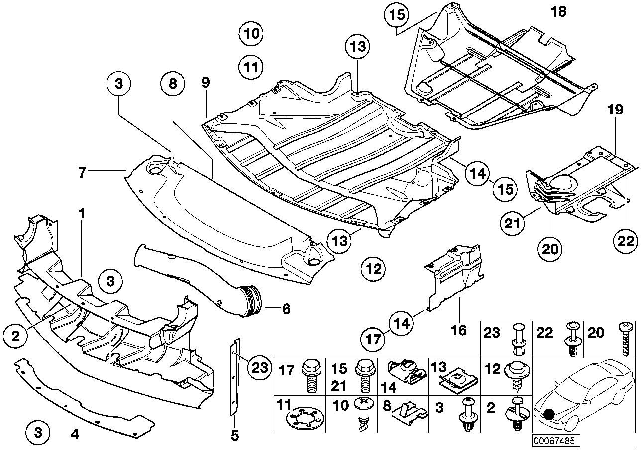 Genuine BMW 51718234130 E52 Cover Panel Outer Right (Inc. Alpina V8 & Z8) | ML Performance US US Car Parts