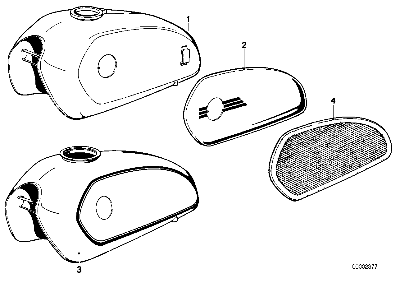 Genuine BMW 16111232000 Fuel Tank (Inc. R75/5, R50/5 & R60/5) | ML Performance US US Car Parts
