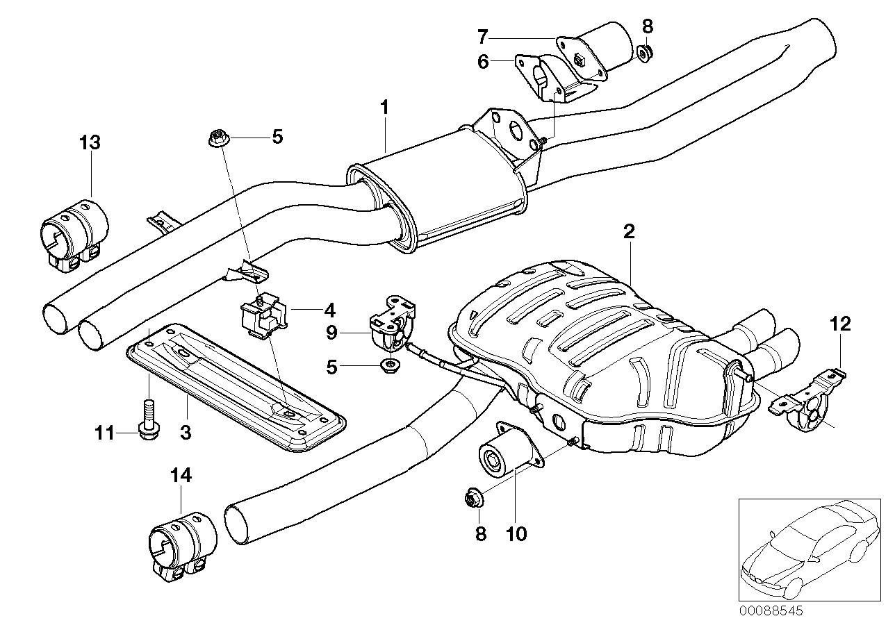 Genuine BMW 18107506459 E46 E36 Vibration Absorber (Inc. Z3 3.0i, Z3 2.2i & 325ti) | ML Performance US US Car Parts
