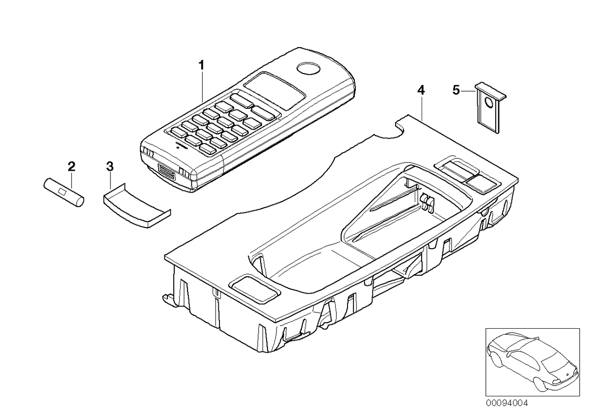 Genuine BMW 84116910571 RR1 Drophead Coupé Sim Card Holder SIEMENS BIT II (Inc. 740i, 730Li & 750Li) | ML Performance US Car Parts