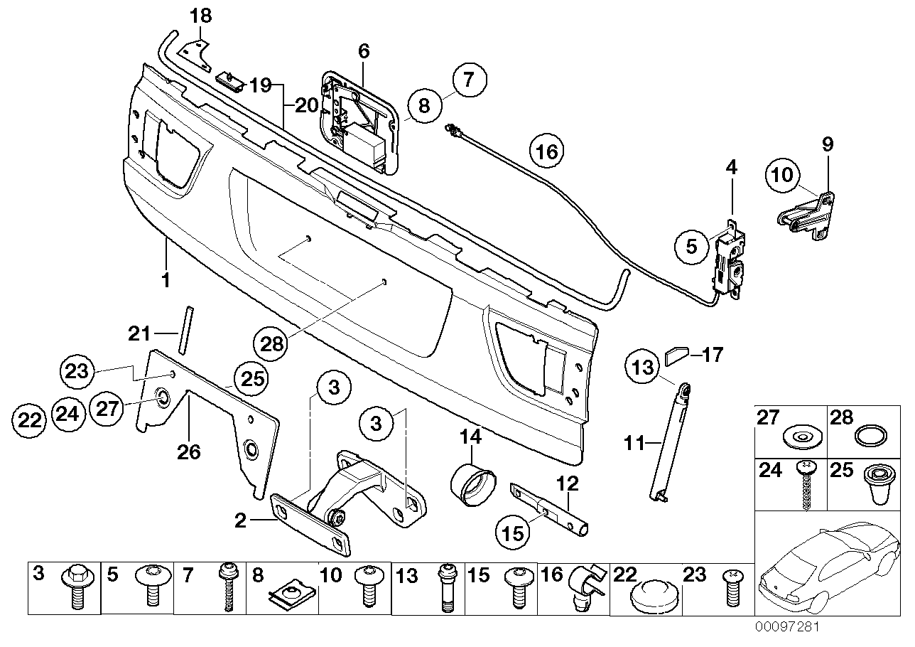Genuine BMW 51248408994 E53 Pin (Inc. X5) | ML Performance US US Car Parts