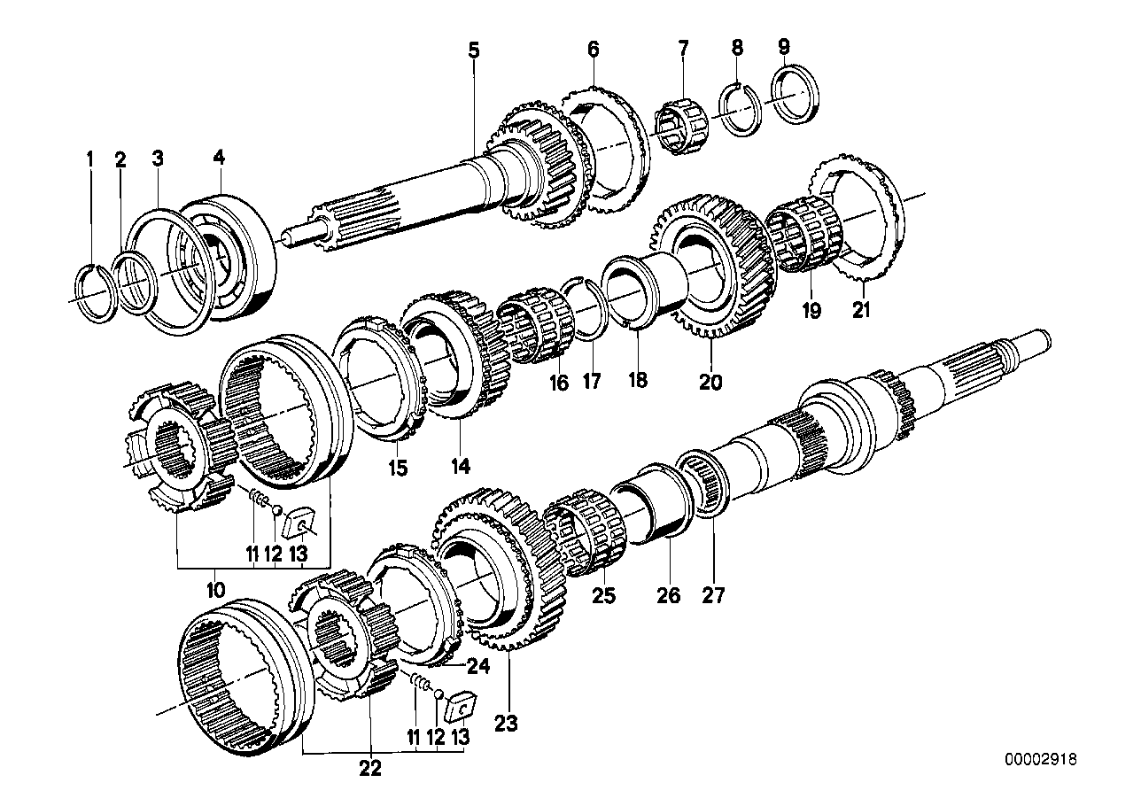 Genuine BMW 23231224315 E28 E24 Guide Sleeve 3Rd And 4Th Gear (Inc. M5 & M635CSi) | ML Performance US US Car Parts
