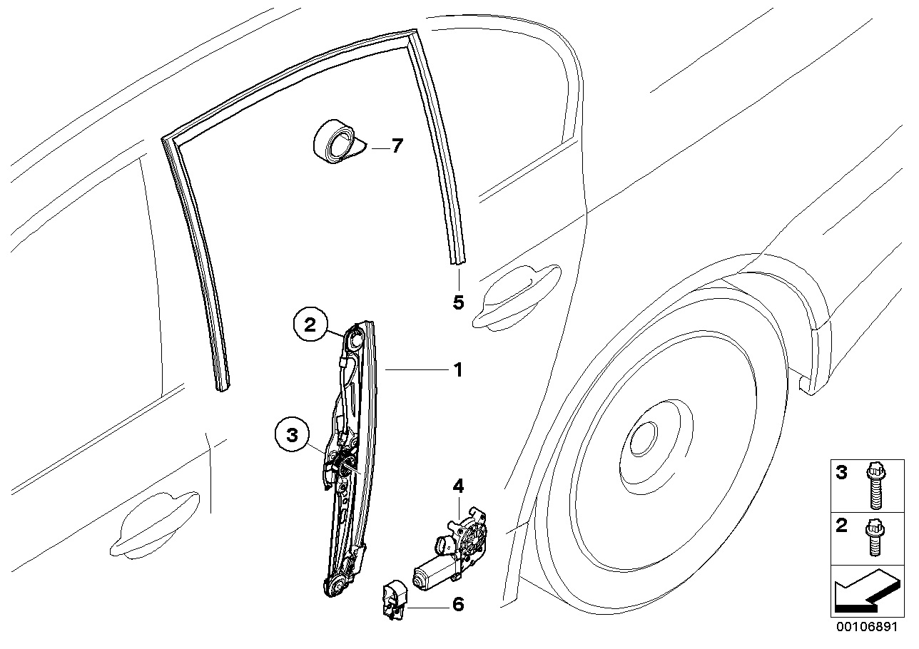 Genuine BMW 51357075671 E60 E61 Clamping Bracket Left (Inc. 550i, 530i & 525xi) | ML Performance US US Car Parts
