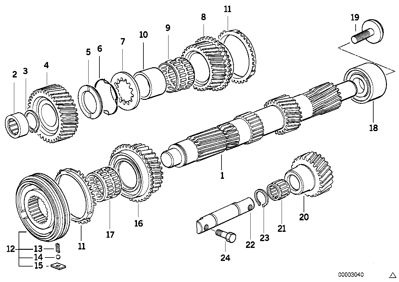 Genuine BMW 23231222866 E39 E85 E36 Torx Bolt M10X1,5X30 (Inc. 116i, 325ti & 325i) | ML Performance US US Car Parts