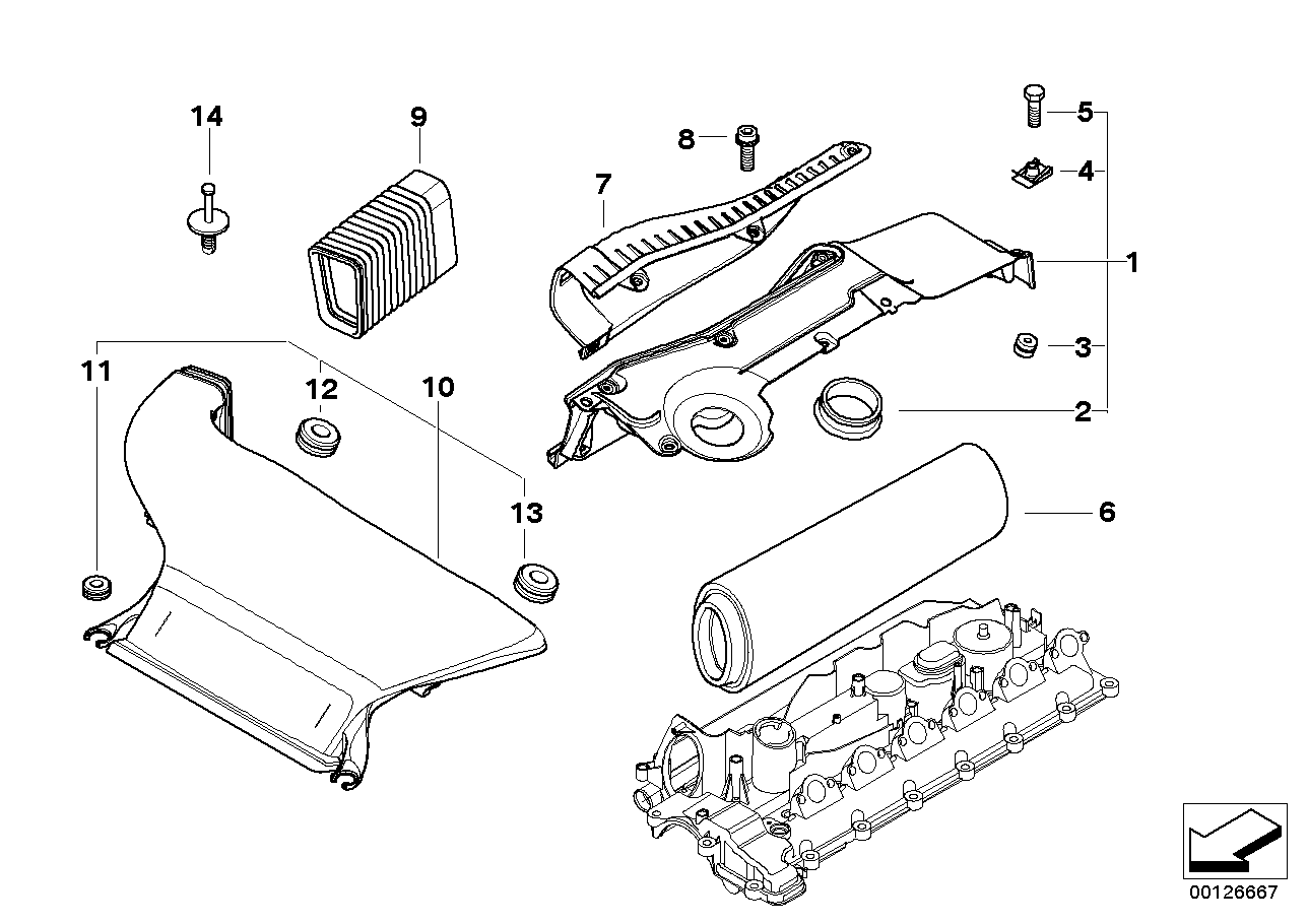 Genuine BMW 13712248556 E61 E90 E91 Gasket (Inc. 335d, 330Cd & 635d) | ML Performance US US Car Parts