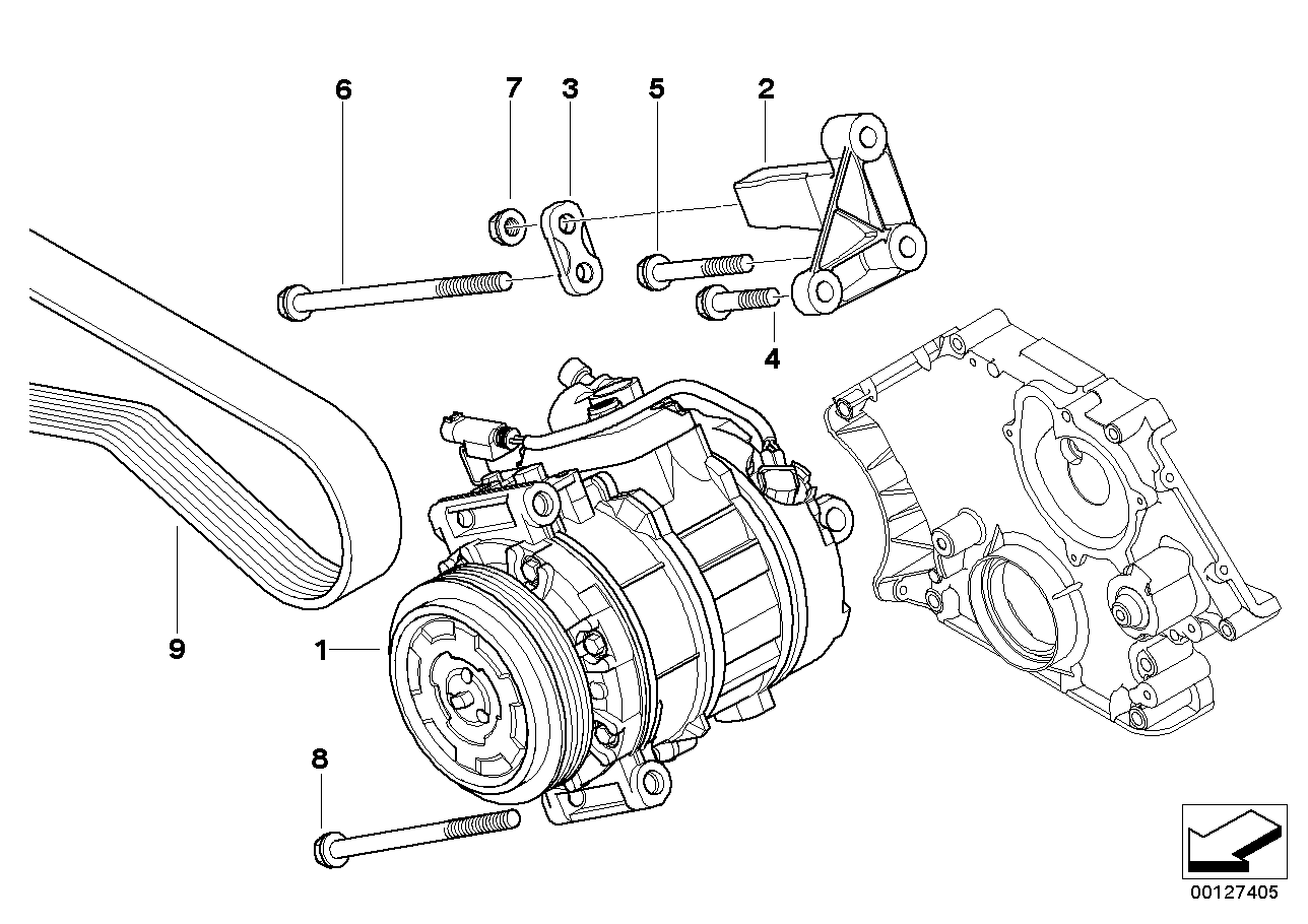 Genuine BMW 64557522482 E60 E67 E64 Plate (Inc. 650i, Alpina B7 & 750i) | ML Performance US US Car Parts