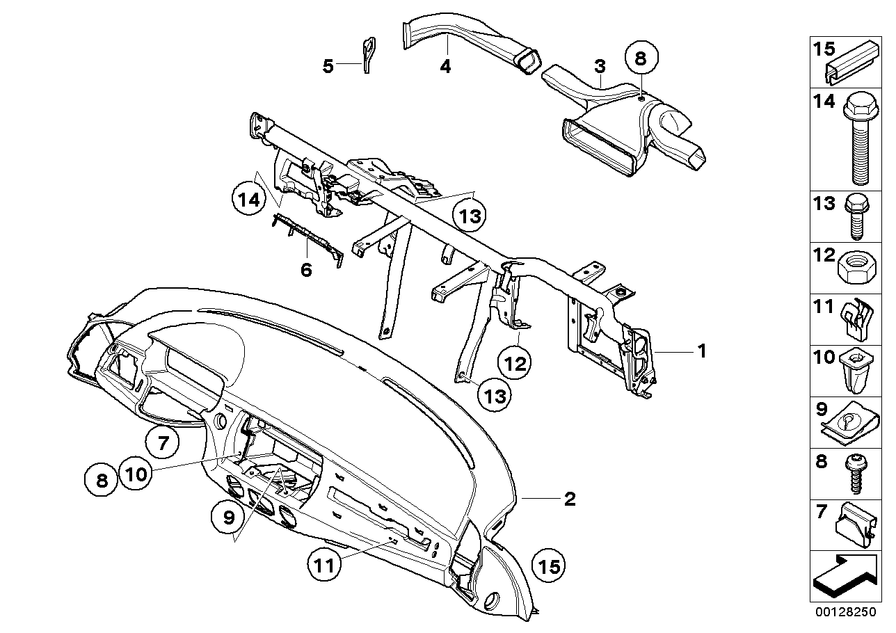 Genuine BMW 51457016914 E85 E86 Cold Air Duct Right (Inc. Z4 3.0si, Z4 M3.2 & Z4 2.5i) | ML Performance US US Car Parts
