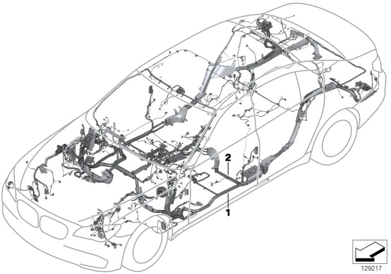 Genuine BMW 61118417609 Main Wiring Harness M6 GT3 (Inc. M6 GT3) | ML Performance US US Car Parts