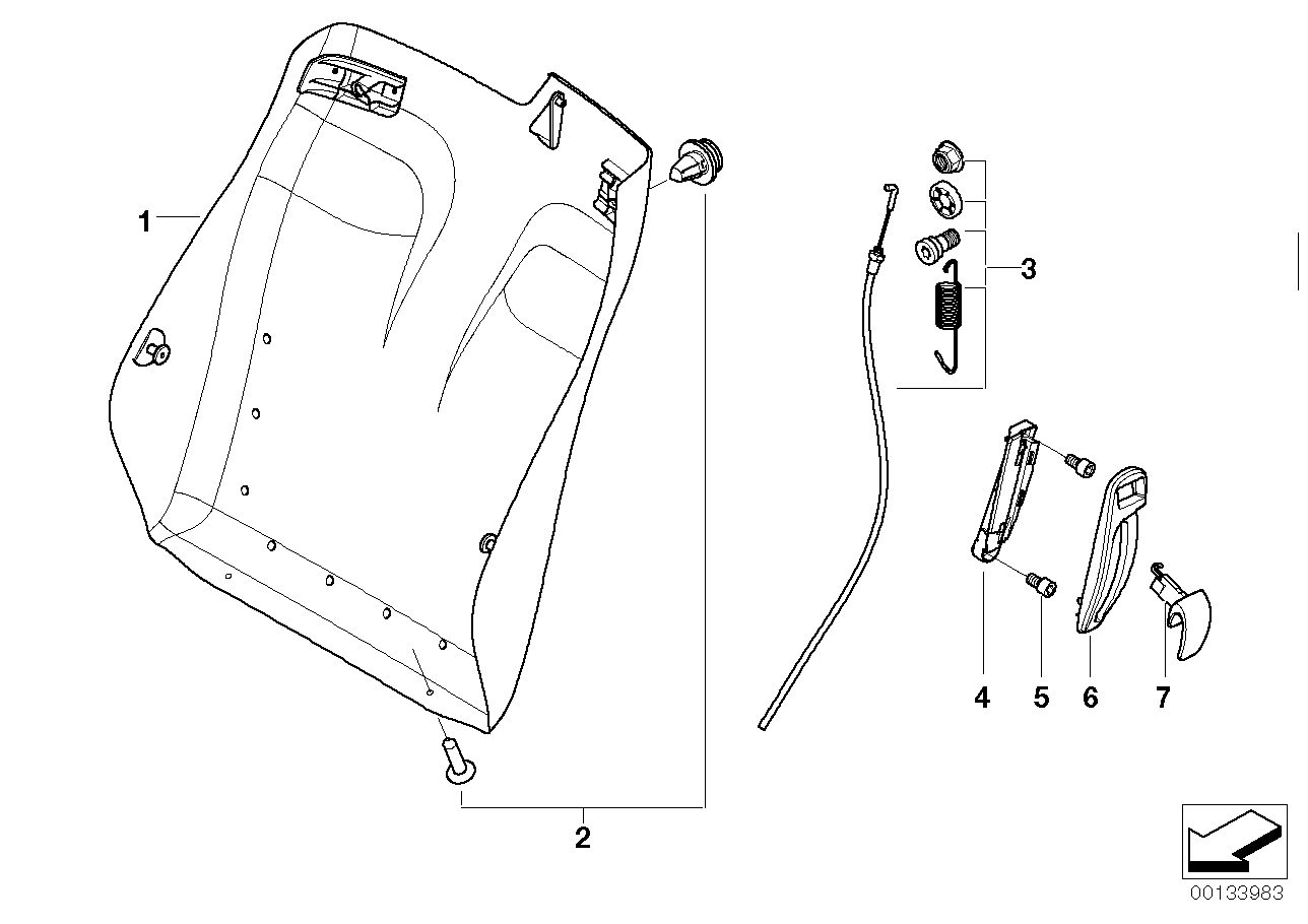Genuine BMW 52107173541 E64 Rear Panel, Left SCHWARZ (Inc. 635d, 630i & M6) | ML Performance US US Car Parts