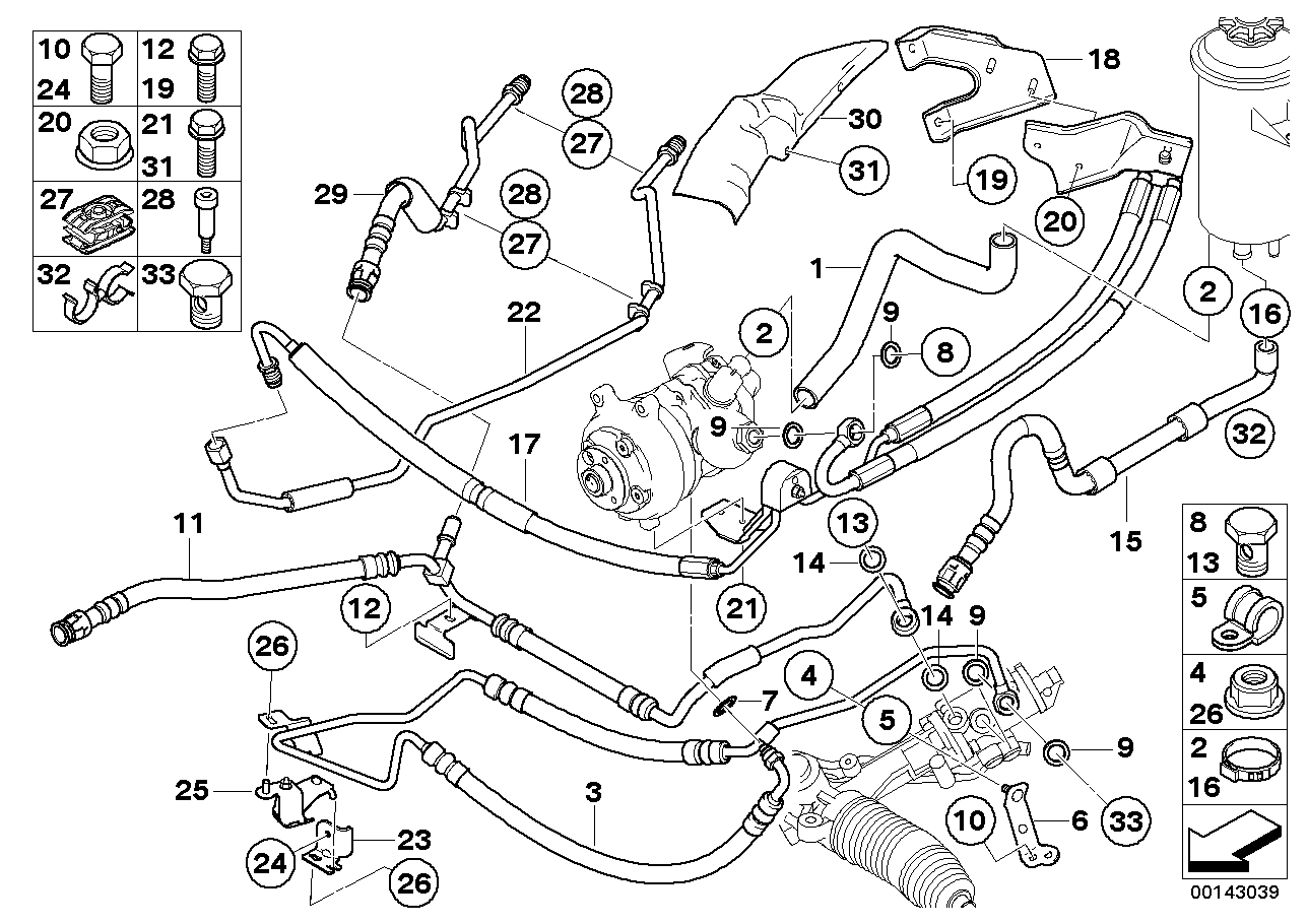 Genuine BMW 32416779942 E63 E61 E64 Holder With Rubber Mounting (Inc. 545i, 550i & 530i) | ML Performance US US Car Parts