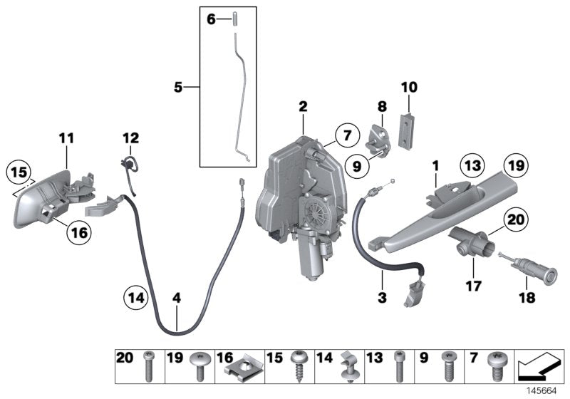 Genuine BMW 07129903329 RR1 Screw M6X25-A2-70-MK (Inc. Phantom & Phantom EWB) | ML Performance US US Car Parts