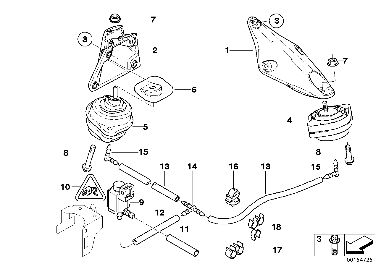 Genuine BMW 22113417489 E83 Heat Resistant Plate (Inc. X3) | ML Performance US US Car Parts